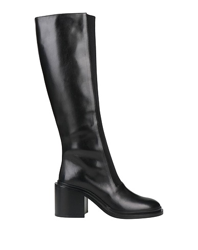 JIL SANDER Boots Black Soft Leather