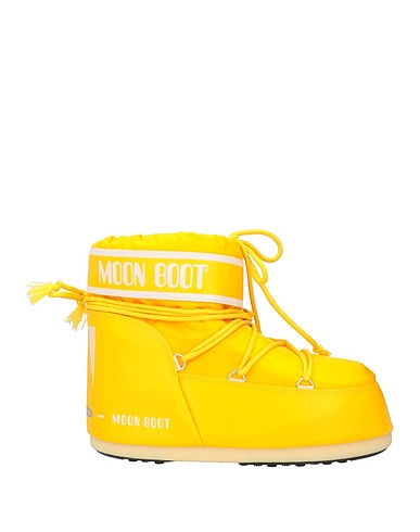 MOON BOOT Ankle boot Yellow Textile fibers