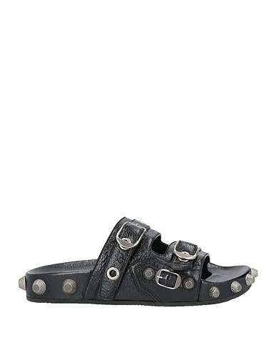 BALENCIAGA Sandals Black Soft Leather