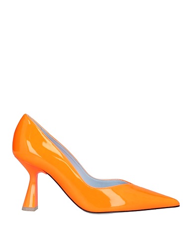 CHIARA FERRAGNI Pump Orange Textile fibers