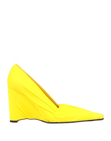 JW ANDERSON Pump Yellow Textile fibers