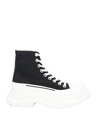 MCQUEEN Sneakers Black Textile fibres