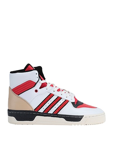 ADIDAS ORIGINALS Sneakers RIVALRY HI SHOES
 White Soft Leather, Textile fibres