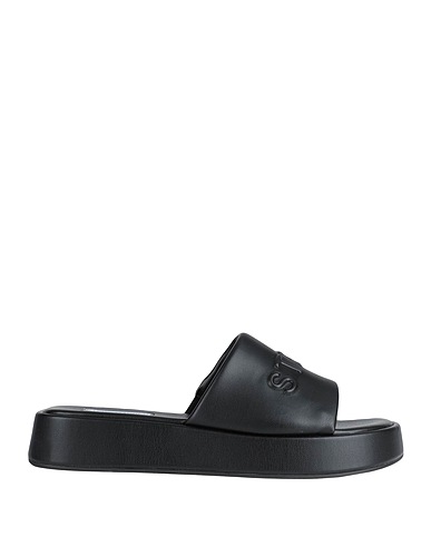 STEVE MADDEN Sandals Black Synthetic fibers