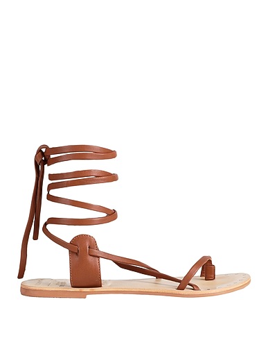 MANEBÍ Flip flops Tan Leather