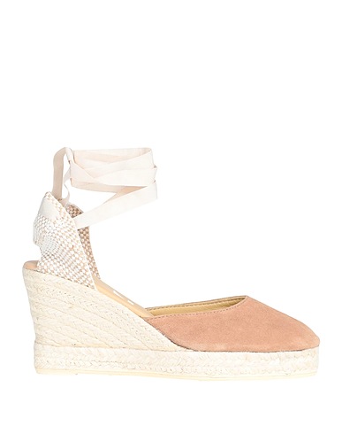 MANEBÍ Espadrilles Sand Leather, Textile fibres