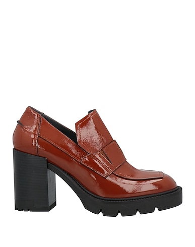 JANET & JANET Loafers Brown Soft Leather