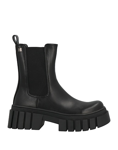 LAURA BIAGIOTTI Stiefelette Schwarz Gewebefasern