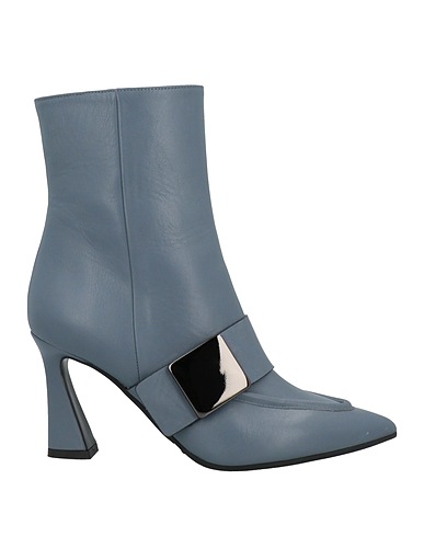 EVALUNA Ankle boot Slate blue Soft Leather