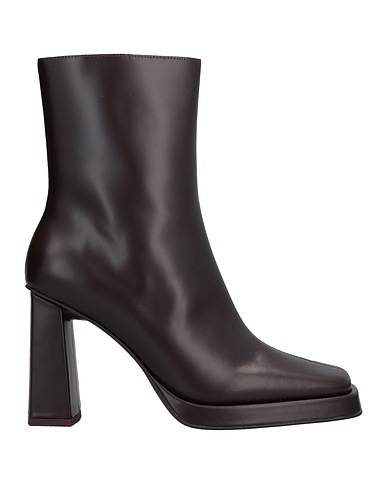 JEFFREY CAMPBELL Stivaletti Testa di moro Fibre tessili
