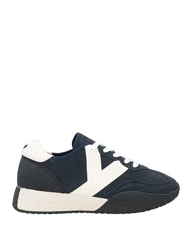 KEH-NOO Sneakers Midnight blue Leather, Textile fibres