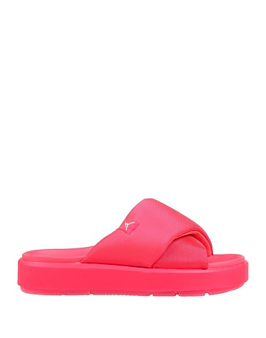 JORDAN Sandals Red Rubber