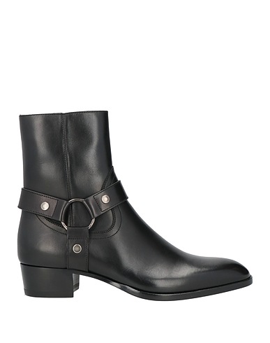 SAINT LAURENT Ankle boot Black Soft Leather