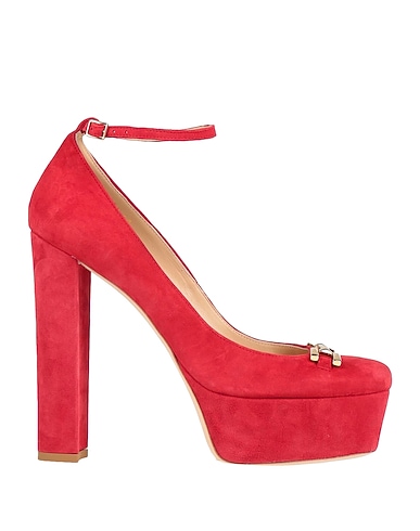 ELISABETTA FRANCHI Pump Red Leather