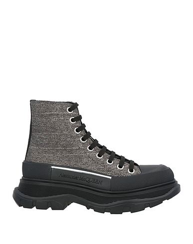 MCQUEEN Sneakers Black Textile fibres