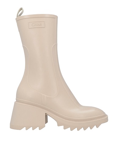 CHLOÉ Ankle boot Off white Other Fibres