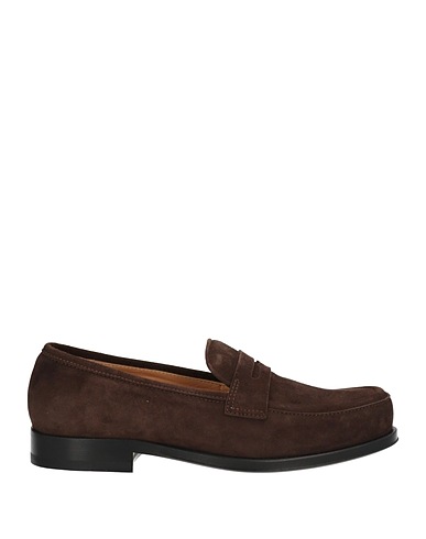 SERGIO ROSSI Loafers Dark brown Soft Leather