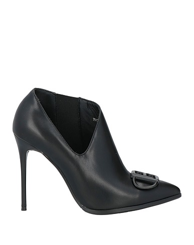 LAURA BIAGIOTTI Ankle boot Black Textile fibres