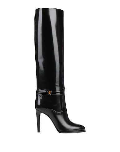 SAINT LAURENT Boots Black Soft Leather