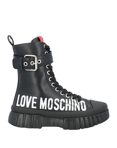 LOVE MOSCHINO Ankle boot Black Soft Leather