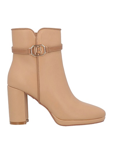 LAURA BIAGIOTTI Stivaletti Beige Fibre tessili