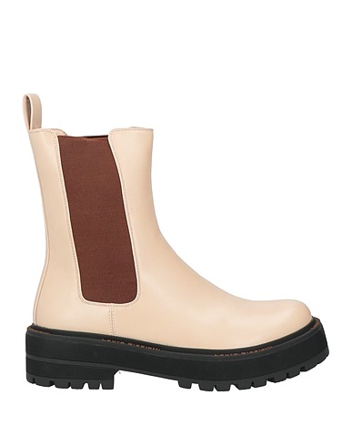 LAURA BIAGIOTTI Stivaletti Beige Fibre tessili