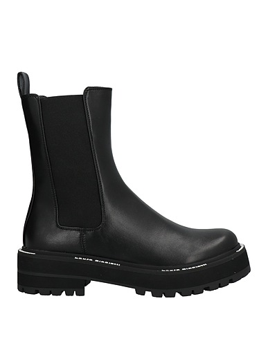 LAURA BIAGIOTTI Ankle boot Black Textile fibres