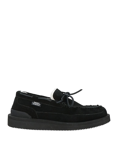 SUICOKE Loafers Black Sheepskin