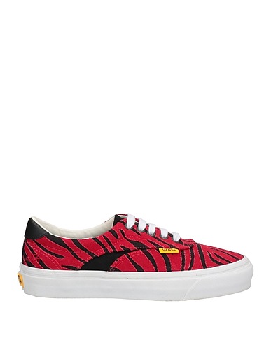 VANS Sneakers Red Soft Leather, Textile fibres
