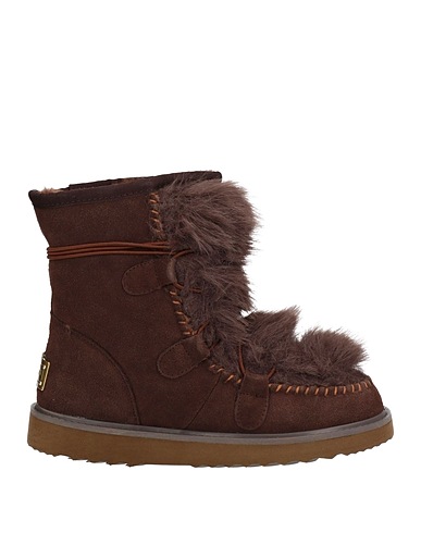 LAURA BIAGIOTTI Bottine Marron Cuir, Fibres textiles