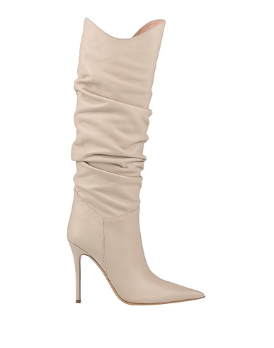 ILIO SMERALDO Boots Cream Soft Leather