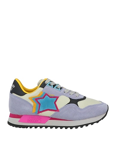 ATLANTIC STARS Sneakers Lilac Leather, Textile fibres