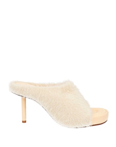 JACQUEMUS Sandali Off white Fibre tessili