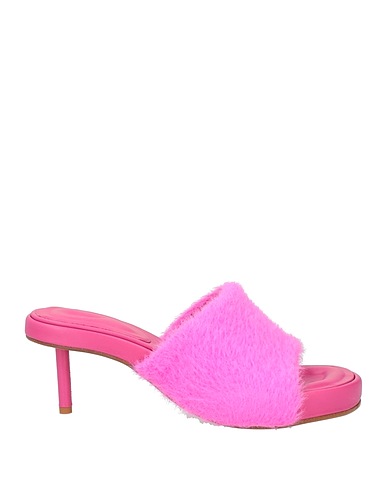 JACQUEMUS Sandals Fuchsia Textile fibres