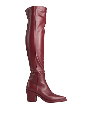 GIANVITO ROSSI Boots Plum Leather