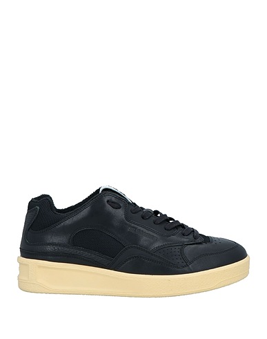 JIL SANDER Sneakers Black Soft Leather, Textile fibres