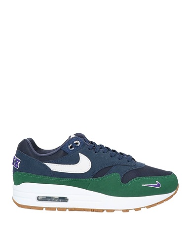NIKE Sneakers Midnight blue Textile fibres, Leather