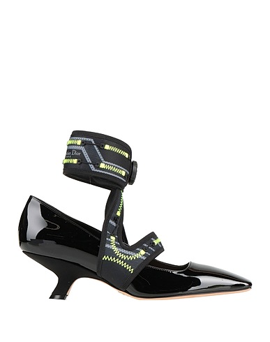 DIOR Pump Black Soft Leather, Textile fibers
