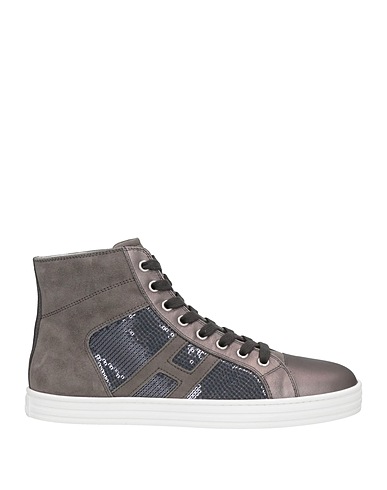 HOGAN Sneakers Grey Soft Leather
