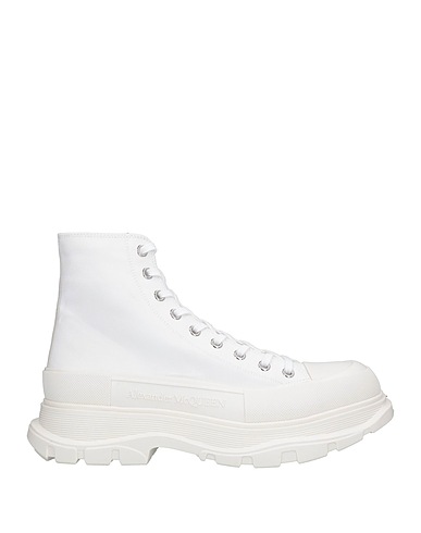 MCQUEEN Sneakers White Textile fibers