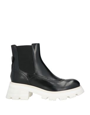 ALEXANDER MCQUEEN ショートブーツ ブラック レディース