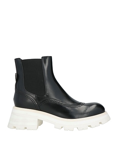 MCQUEEN Stiefelette Schwarz Leder