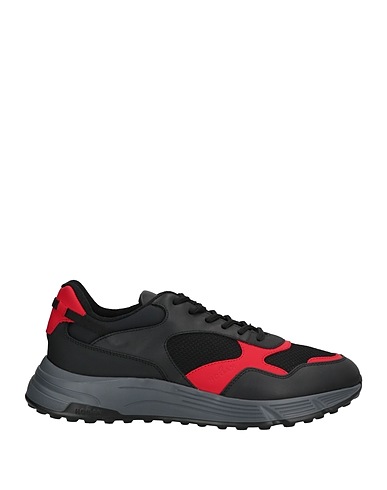 HOGAN Sneakers Red Soft Leather