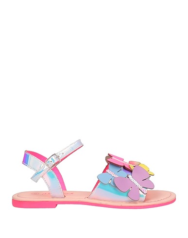 BILLIEBLUSH Sandals Silver Soft Leather, Other Fibres