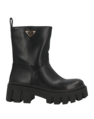 LAURA BIAGIOTTI Ankle boot Black Textile fibres