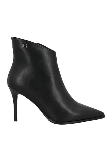 LAURA BIAGIOTTI Ankle boot Black Textile fibres