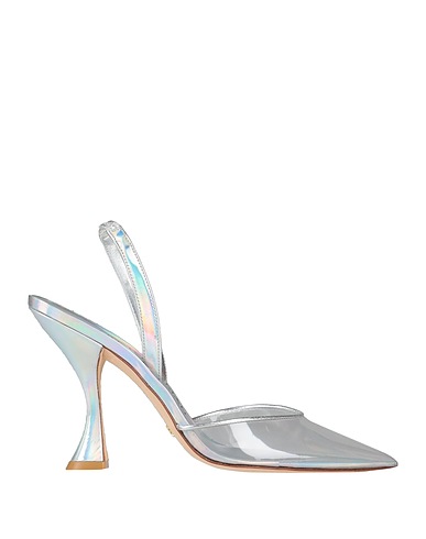 STUART WEITZMAN Court Transparent Soft Leather, Textile fibres