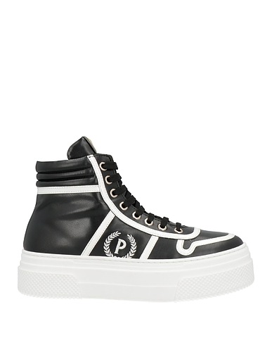 POLLINI Sneakers Schwarz Gewebefasern
