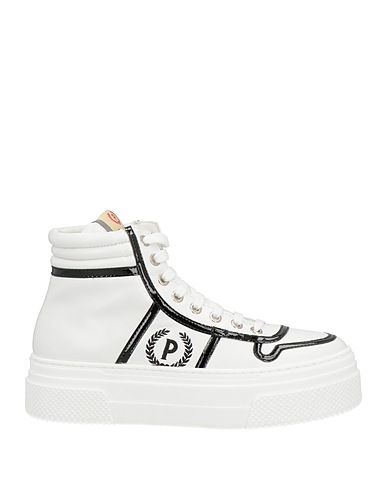 POLLINI Sneakers Weiß Gewebefasern