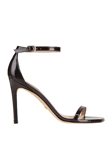 STUART WEITZMAN Sandals Black Soft Leather